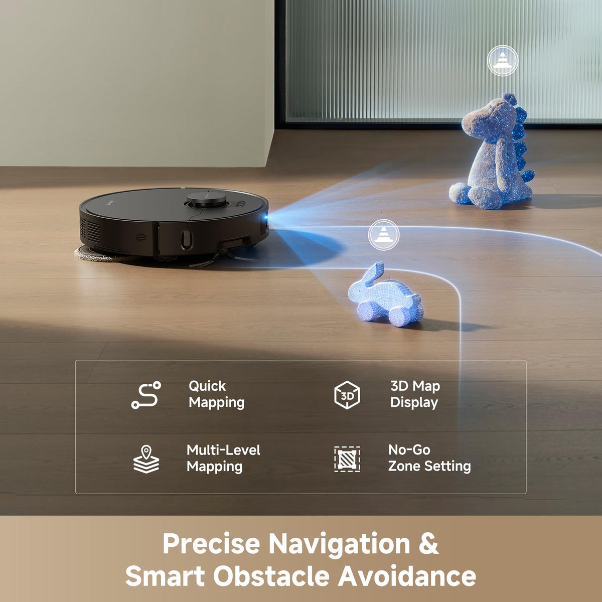 Dreame L40 Ultra Gen 2 Robot Vacuum and Mop, Black