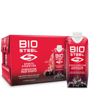 BioSteel Electrolyte Sports Drink, Black Cherry, 12-Pack, Zero Sugar
