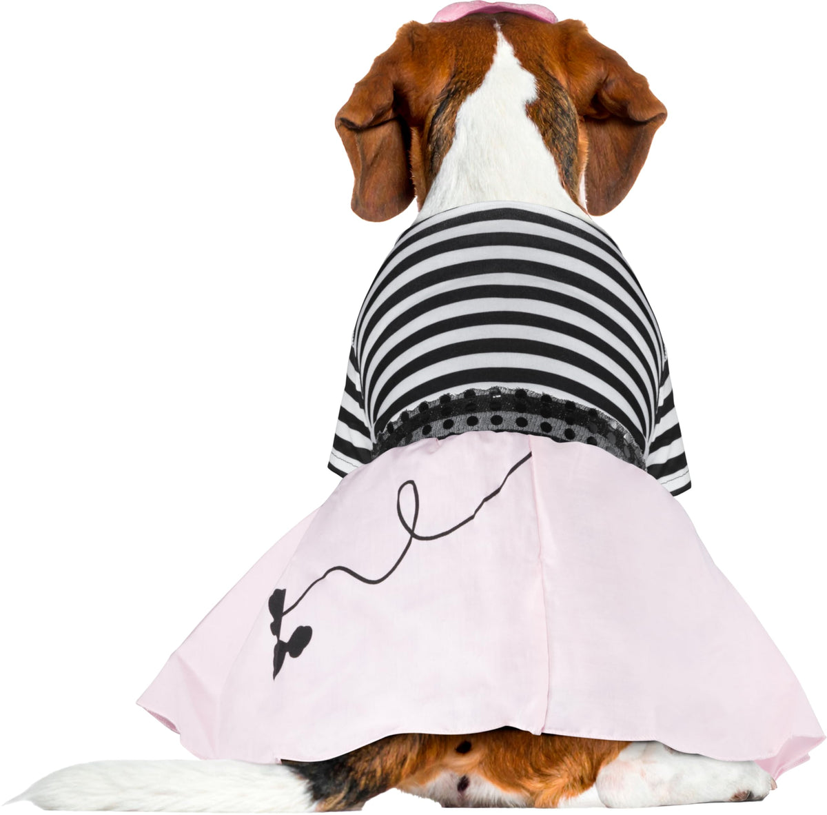 Rubies Halloween Classics Pet Costume, Large, 50s Girl Dress