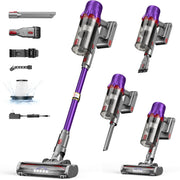 Cordless Stick Vacuum Cleaner with HEPA Filter, 55 Min Runtime