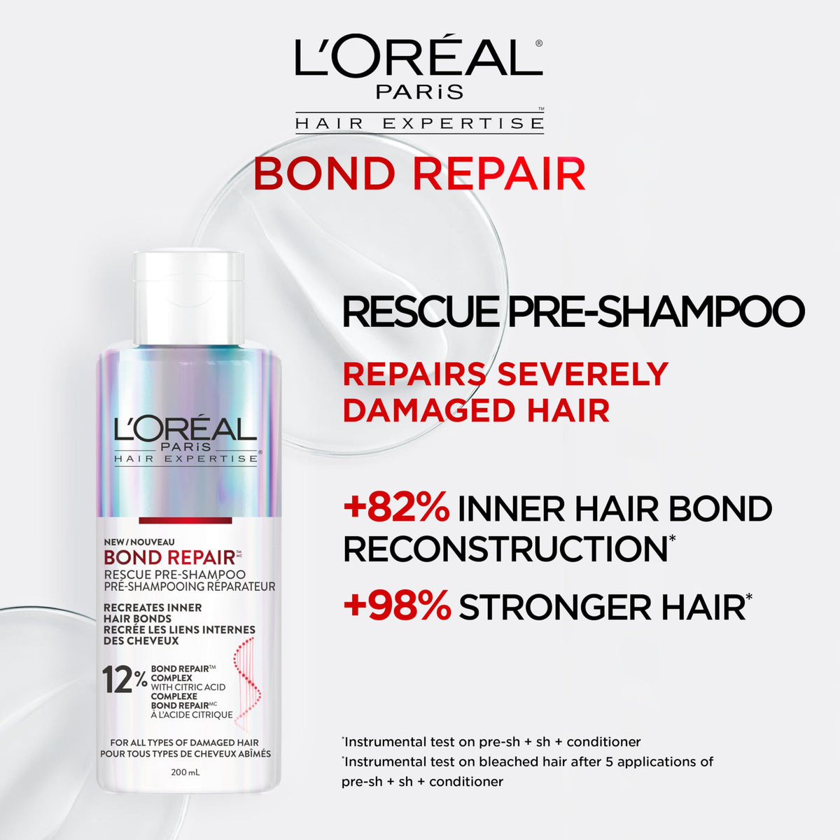 L'Oréal Paris Hair Expertise Bond Repair Shampoo and Conditioner Set