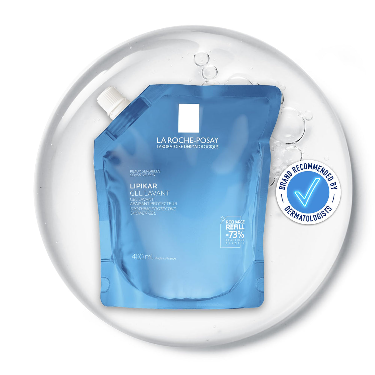 La Roche-Posay Lipikar Cleansing Gel Body Wash Refill, 400 mL