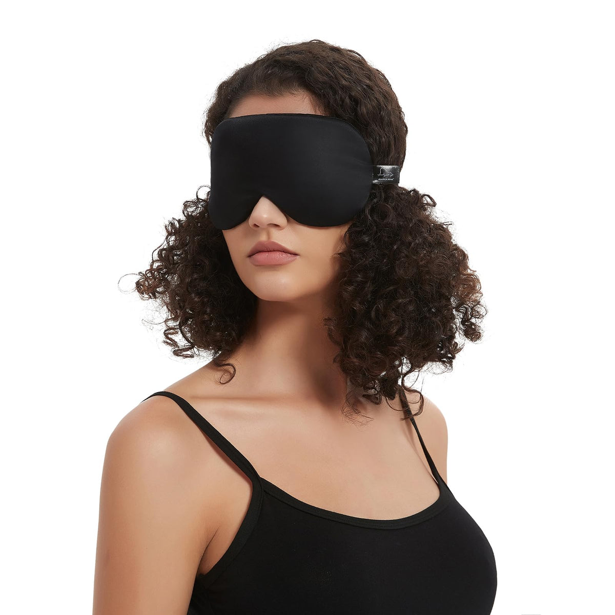Alaska Bear Natural Silk Sleep Mask, One Strap
