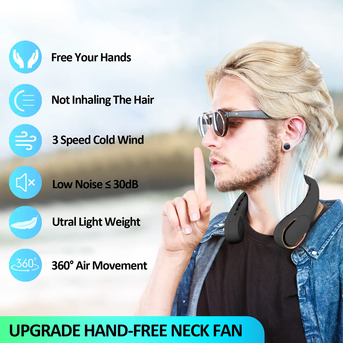 Portable Neck Fan