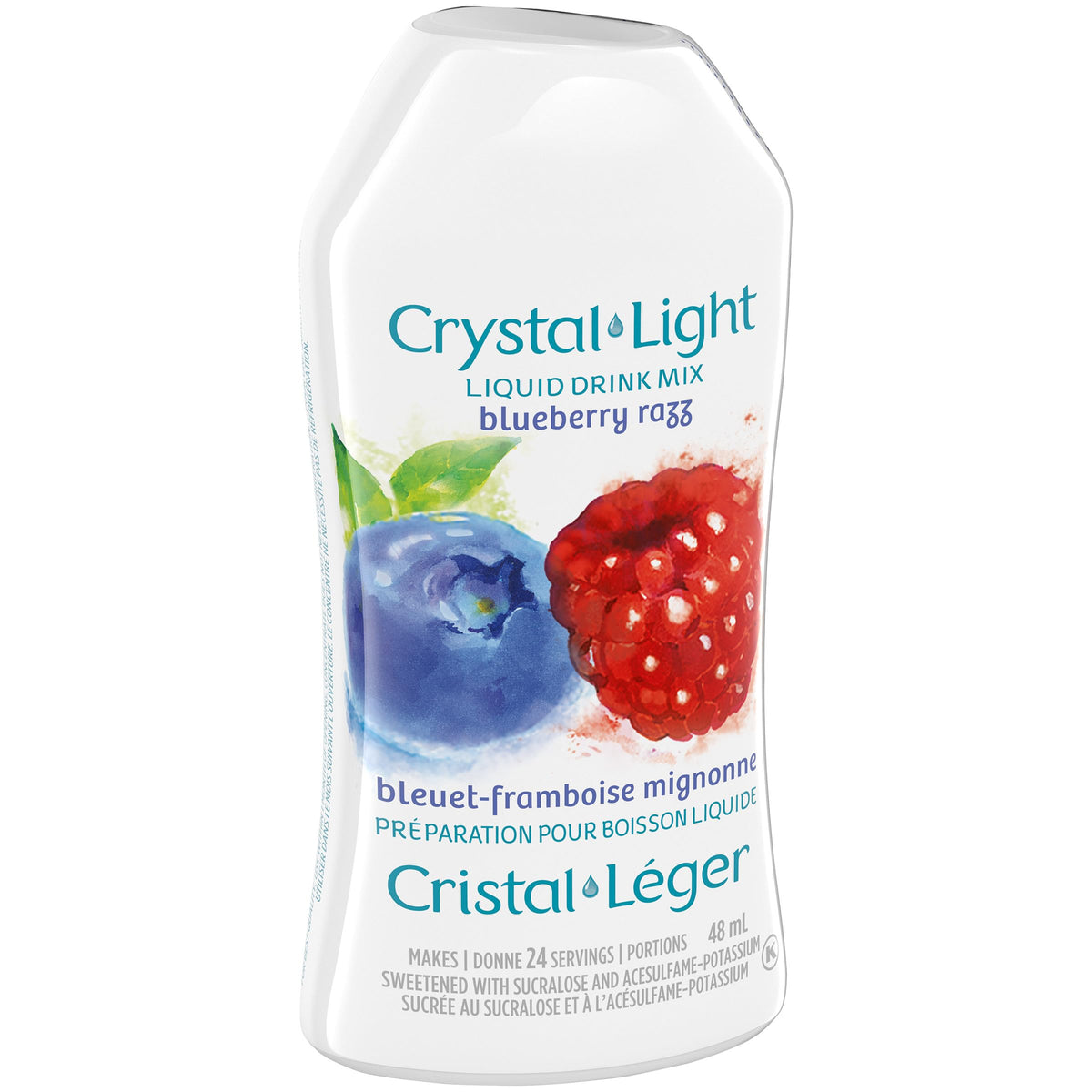 Crystal Light Liquid Drink Mix, Blueberry Razz, 12 Count