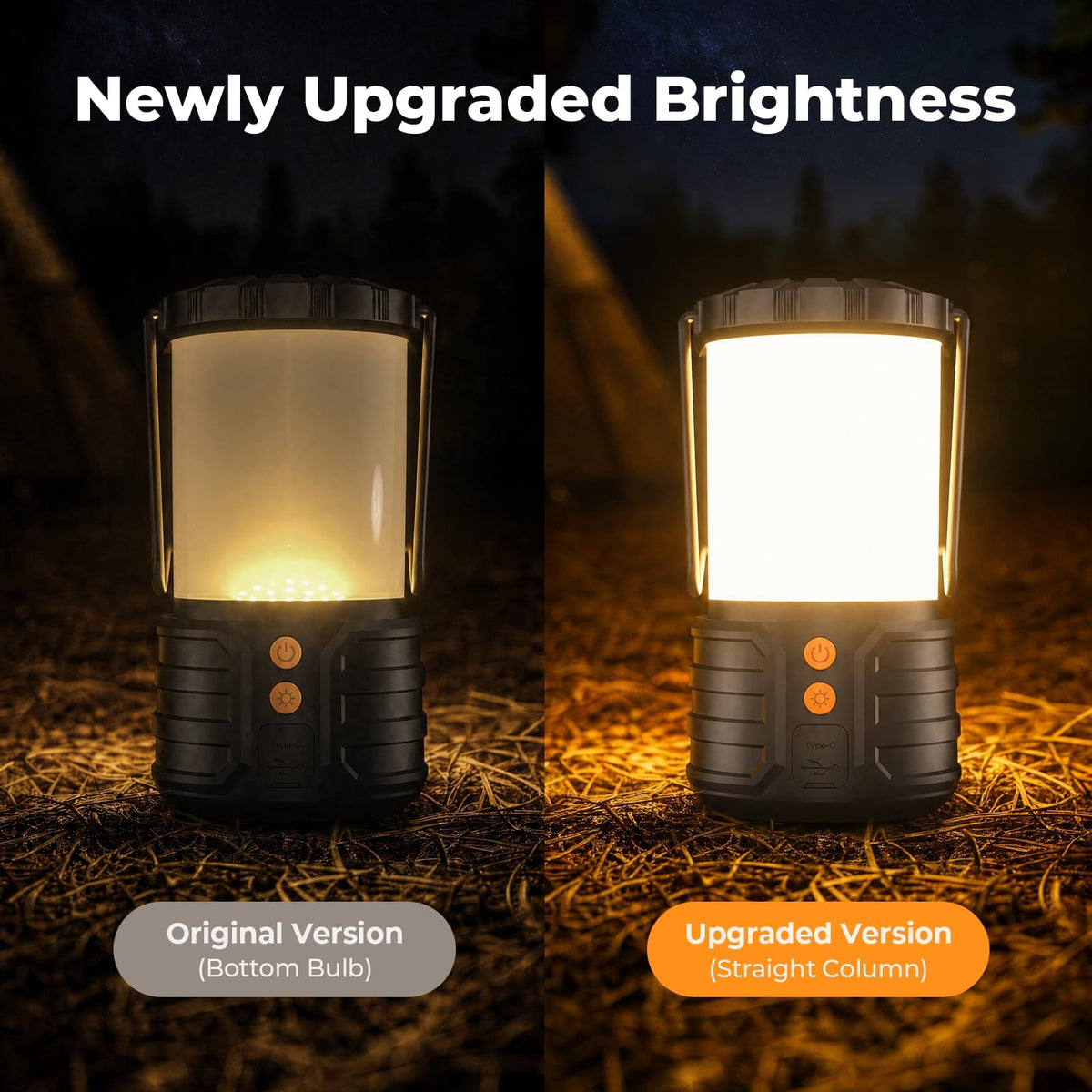 Rechargeable LED Camping Lantern, 5000 mAh