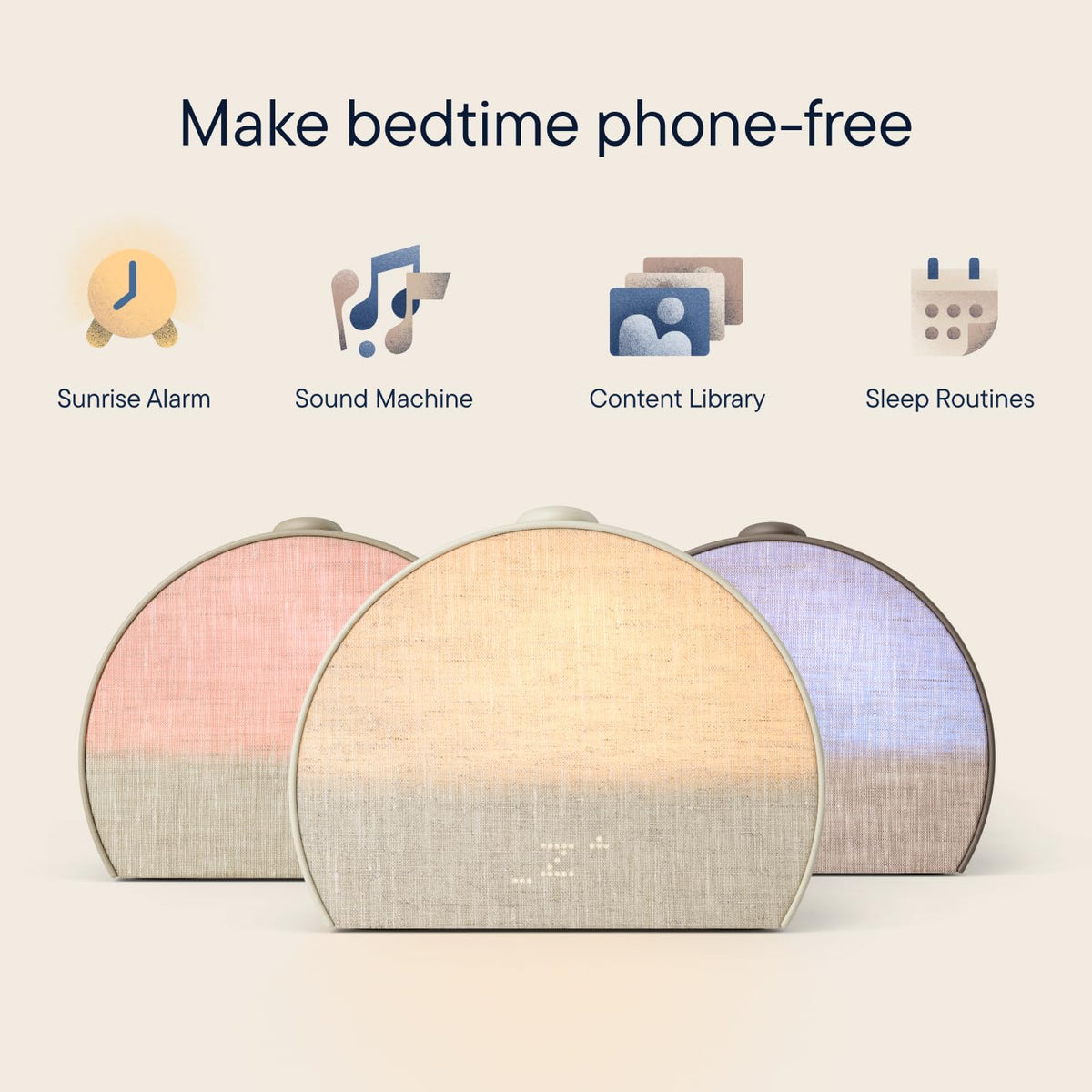 Hatch Restore 3 Sunrise Alarm Clock, Putty