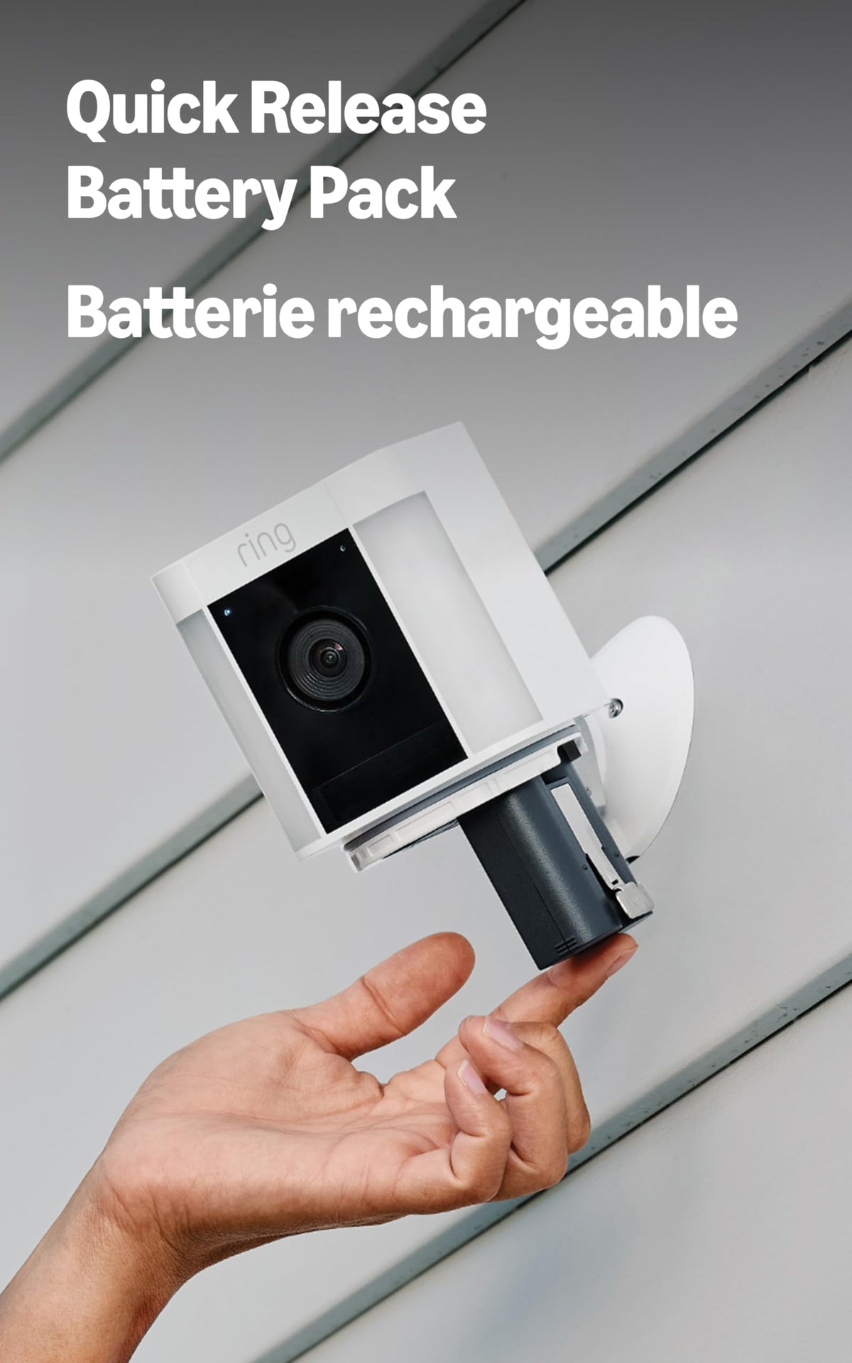 Ring Spotlight Cam Plus, Battery, Black