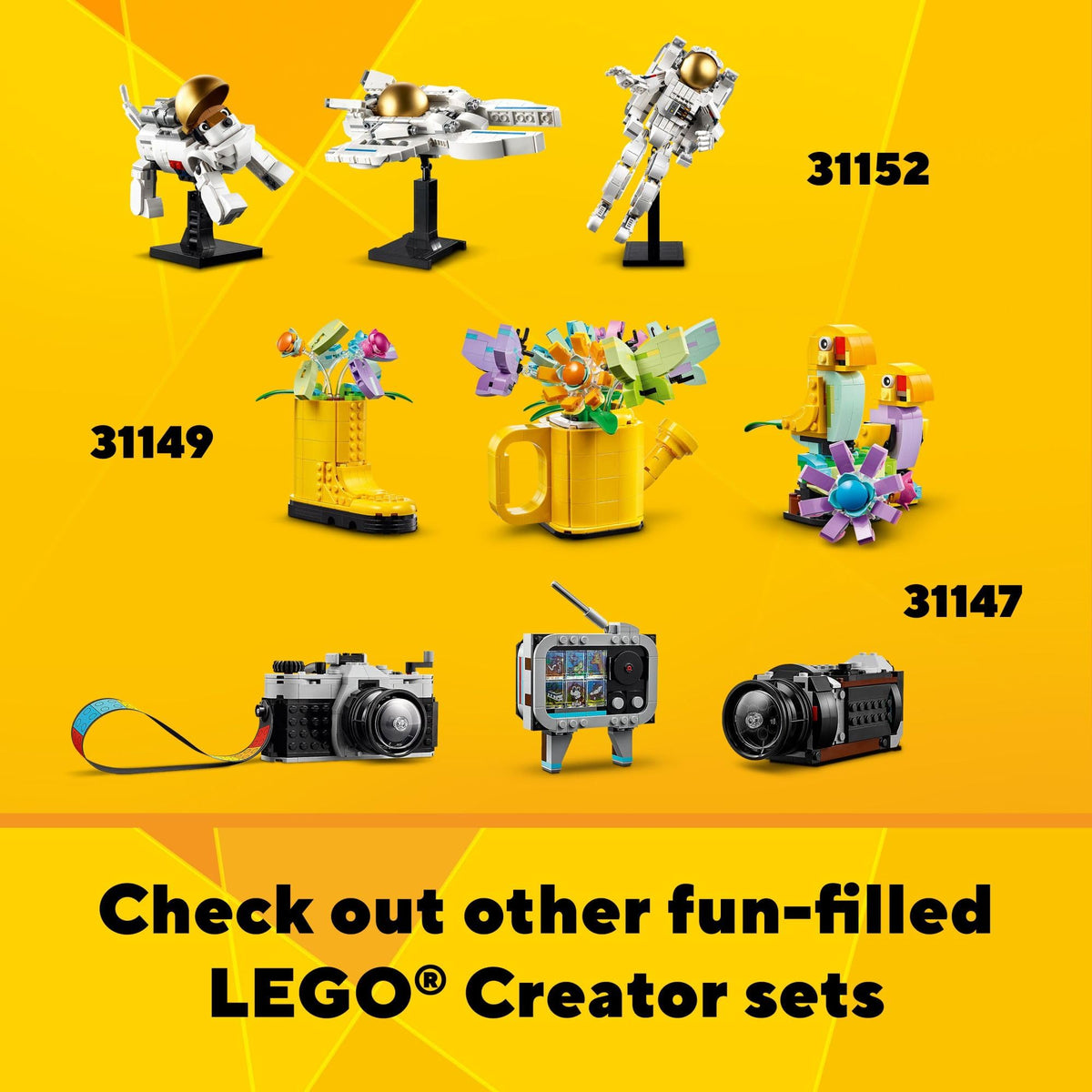 LEGO Creator 3-in-1 Retro Roller Skate Building Kit, 31148