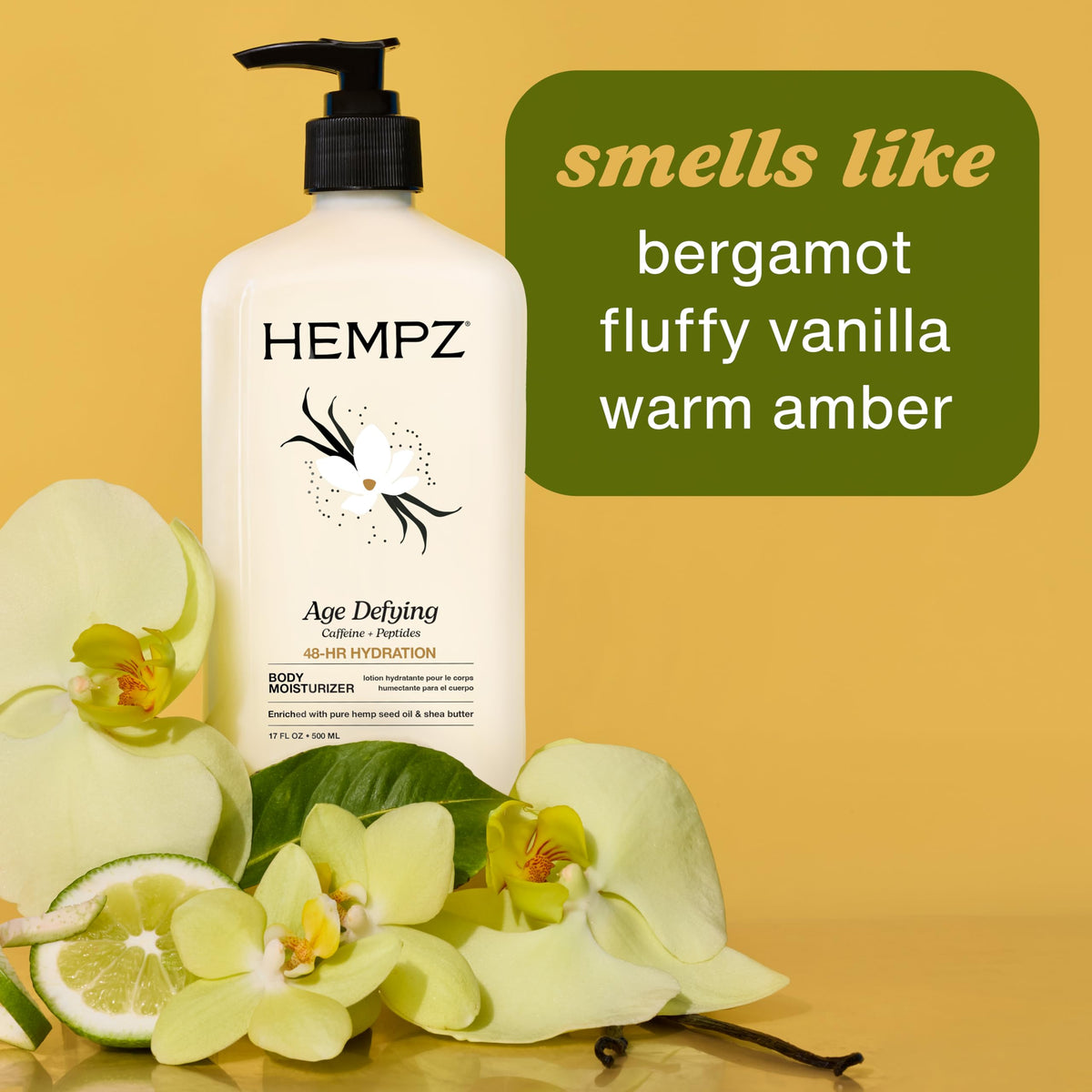 Hempz Age Defying Body Moisturizer, 17 Oz