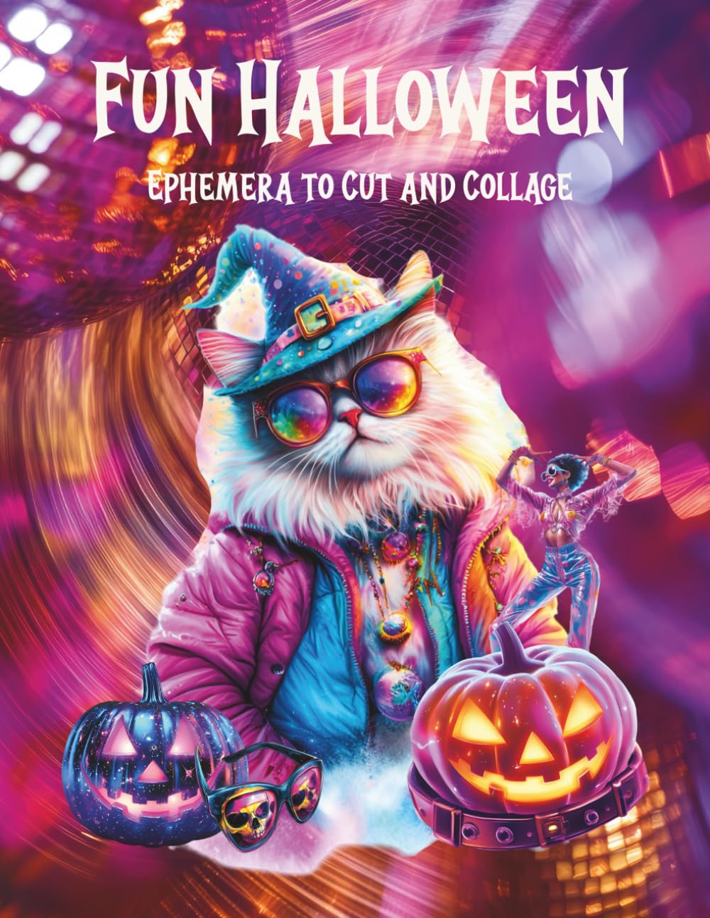 Fun Halloween Ephemera to Cut and Collage: Disco