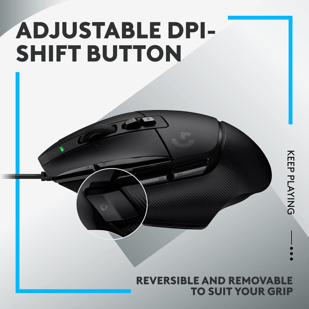 Logitech G502 X Wired Gaming Mouse, Black