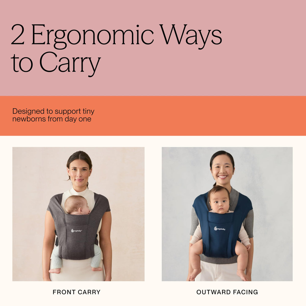Ergobaby Embrace Newborn Baby Carrier, 0-12 Months