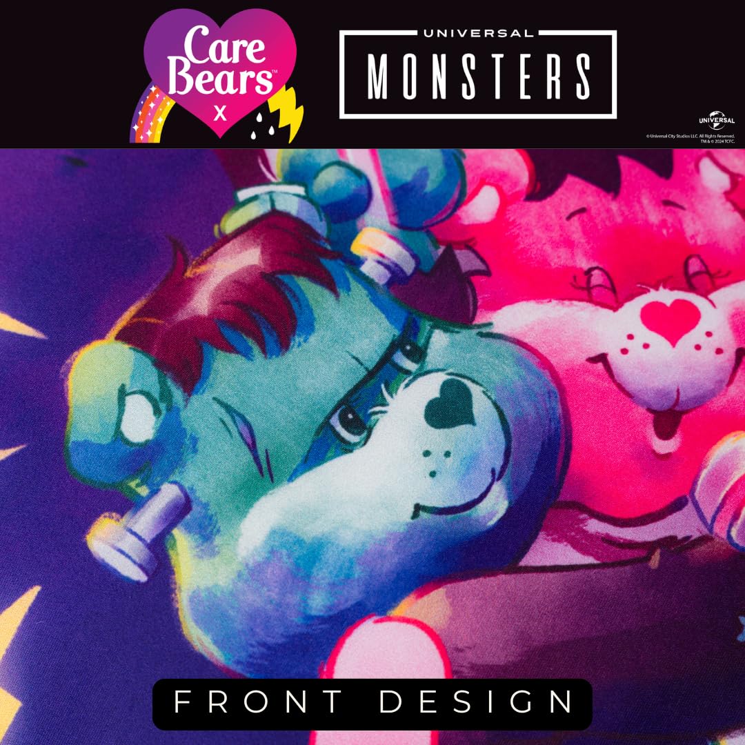 Care Bears x Universal Monsters Satin Pillowcase, Standard, 20x30