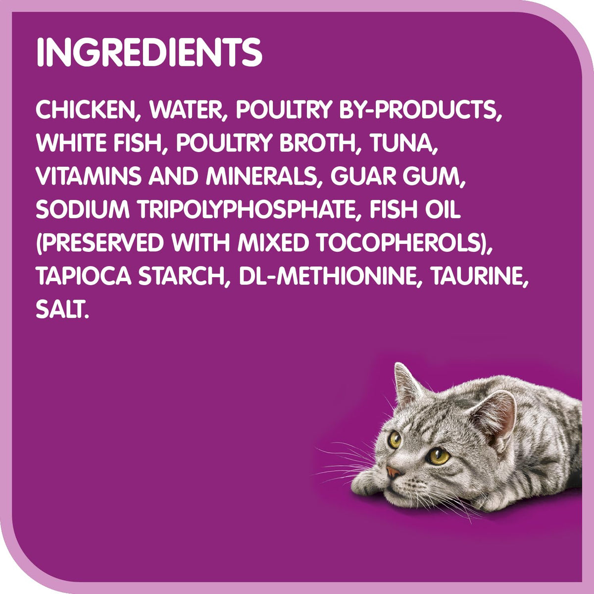 Whiskas Perfect Portions Kitten Wet Cat Food, Whitefish, 75 g