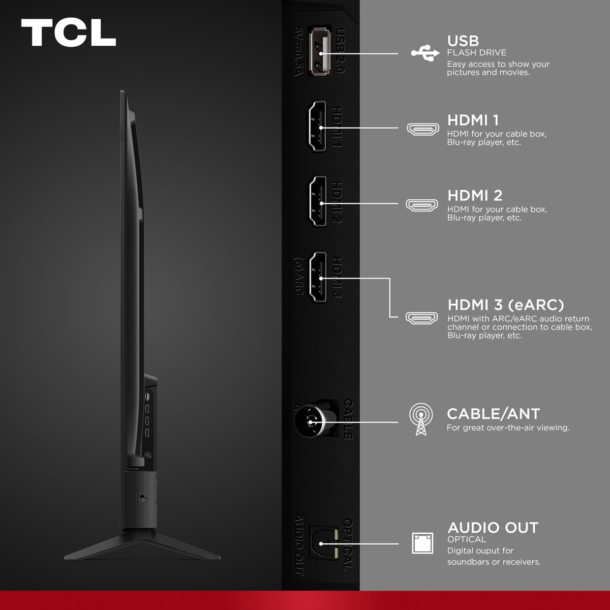 TCL 65-Inch F7D 4K UHD HDR QLED Smart TV with Fire TV, 65F7D