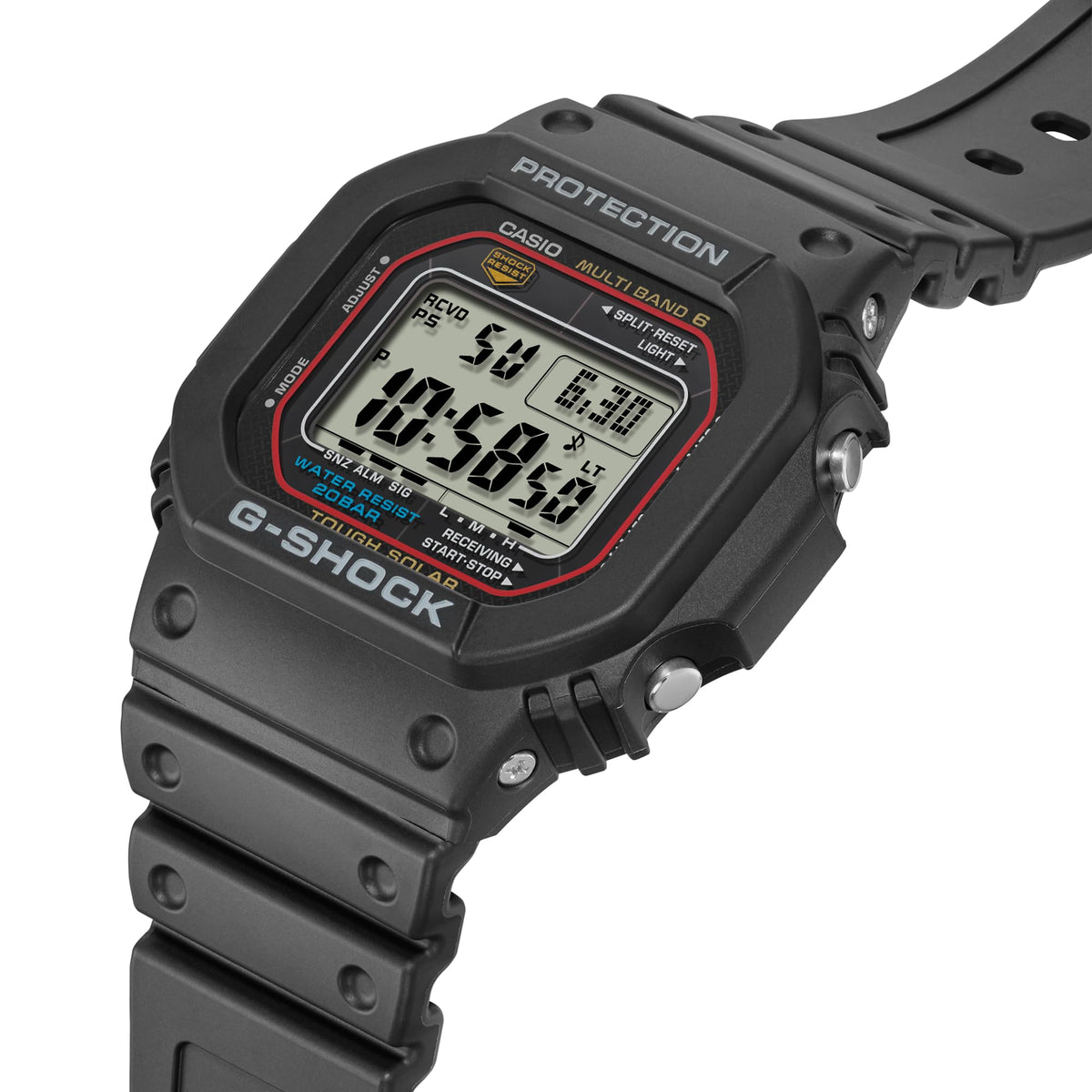 Casio G-Shock GWM5610-1 Men's Solar Digital Sport Watch, Black