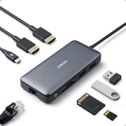 Anker 8-in-1 USB C Docking Station, Dual HDMI, 85W PD