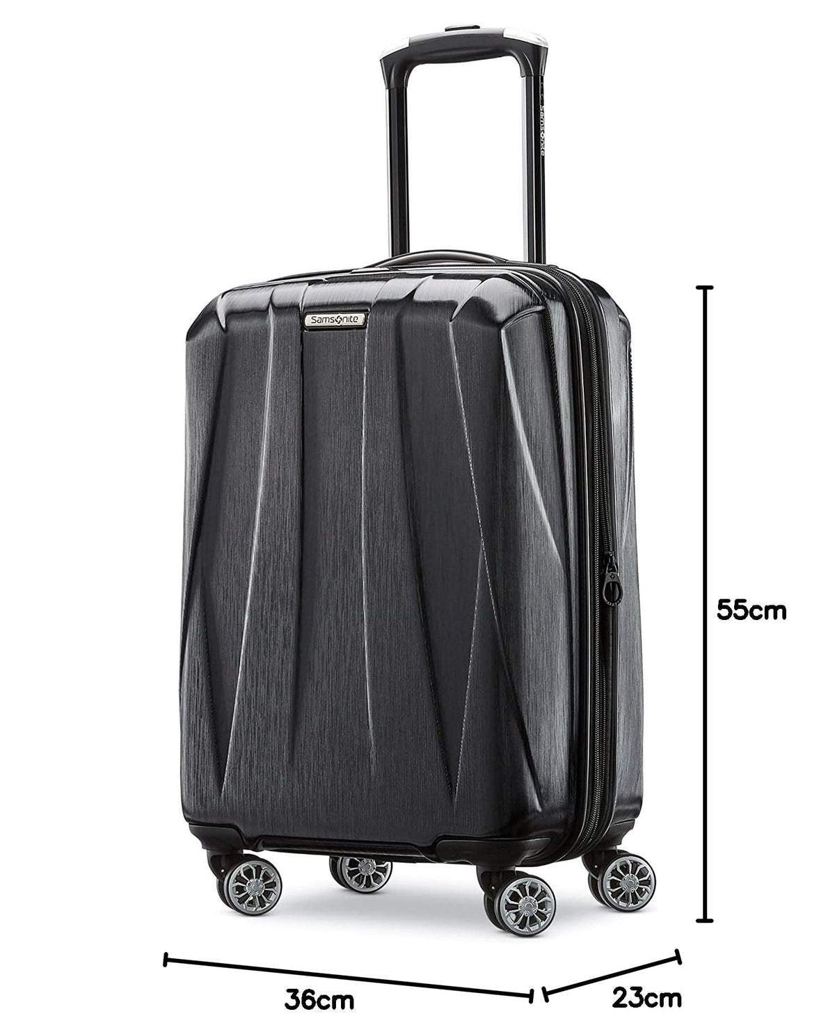 Samsonite Centric 2 Spinner Carry-On, Black, 141134-1041