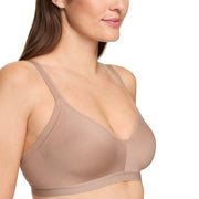 Warners Women's Blissful Benefits Wireless Bra, Toasted Almond, Large