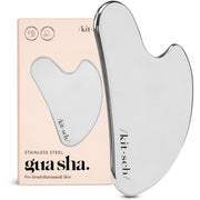 Kitsch Stainless Steel Gua Sha Facial Tool, Silver