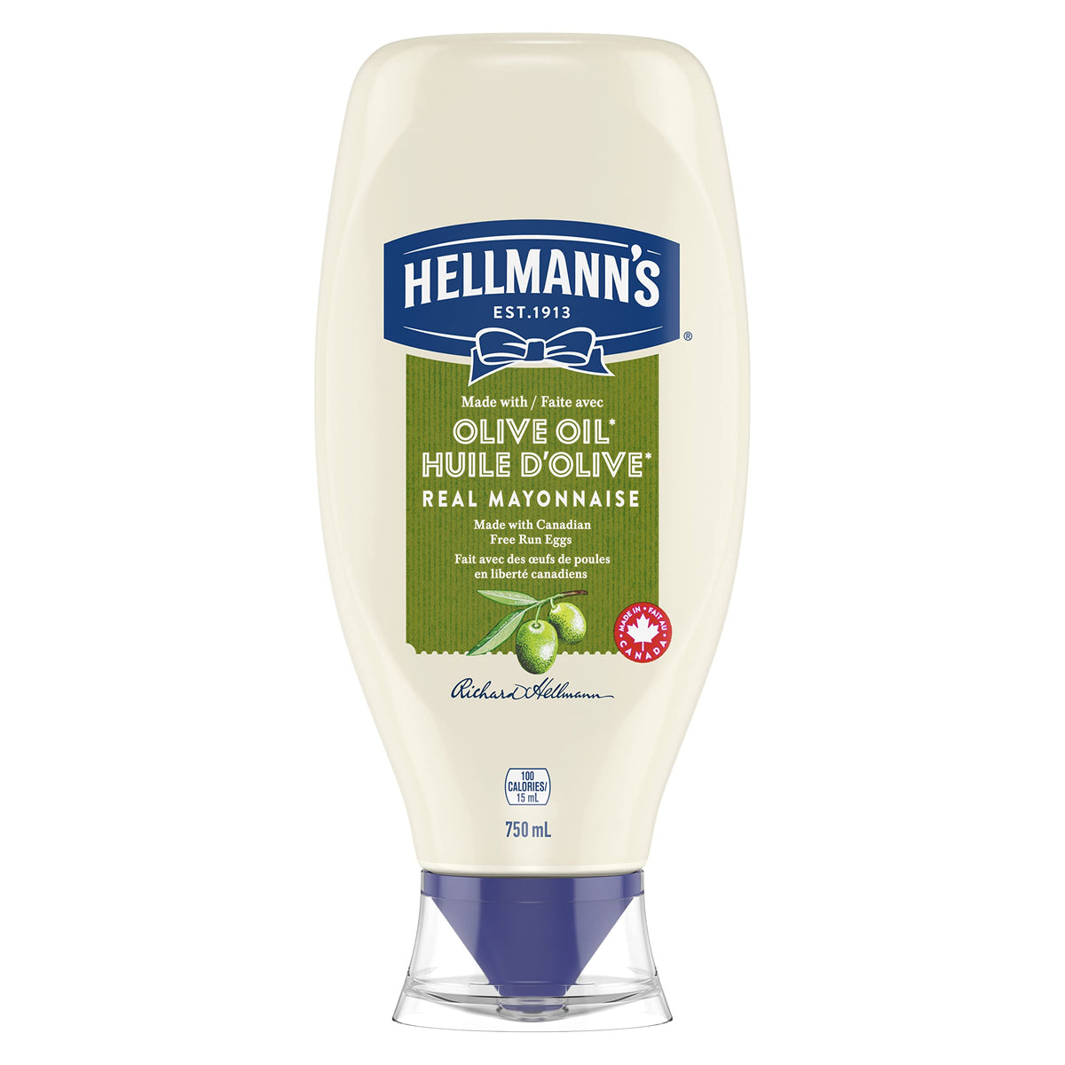 Hellmann's Olive Oil Mayonnaise, 750 ml