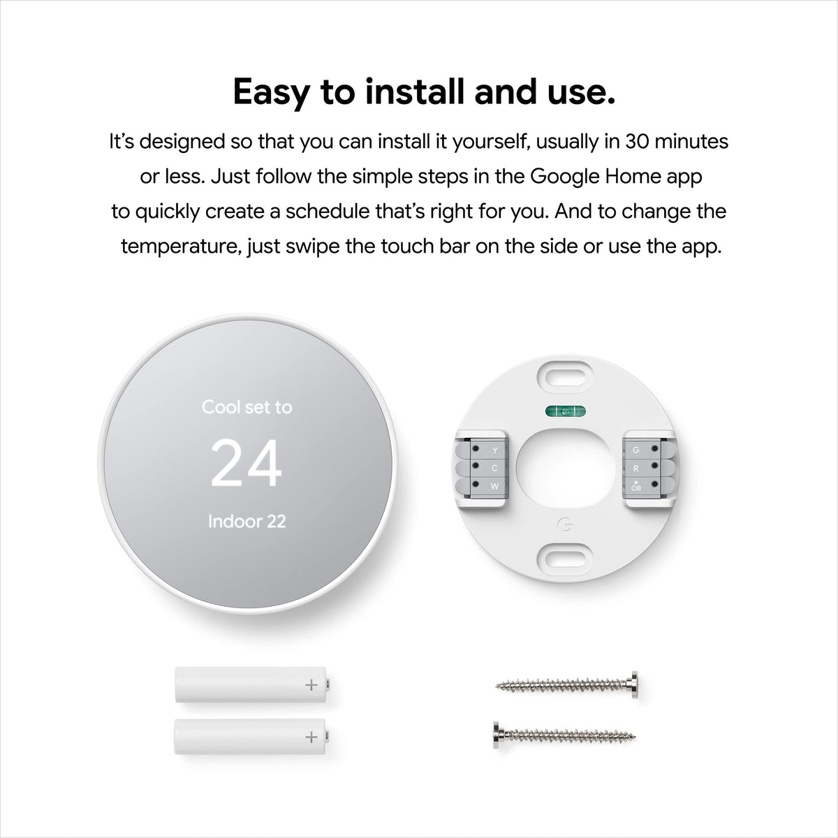 Google Nest Thermostat, Fog