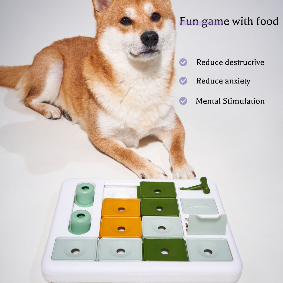 Barkwhiz Interactive Dog Treat Feeder Toy