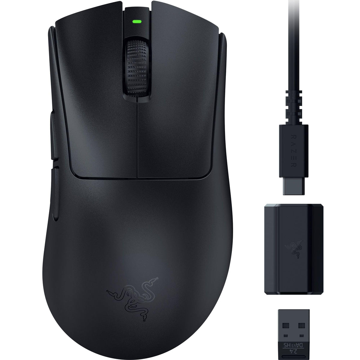 Razer DeathAdder V3 HyperSpeed Wireless Gaming Mouse, 55g, Black