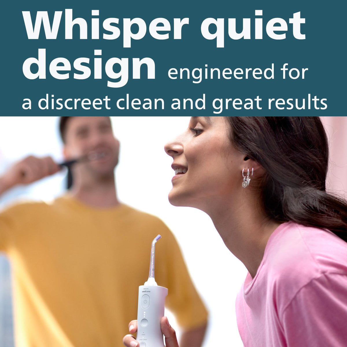 Philips Sonicare Power Flosser 3000 Cordless, White, HX3826/21