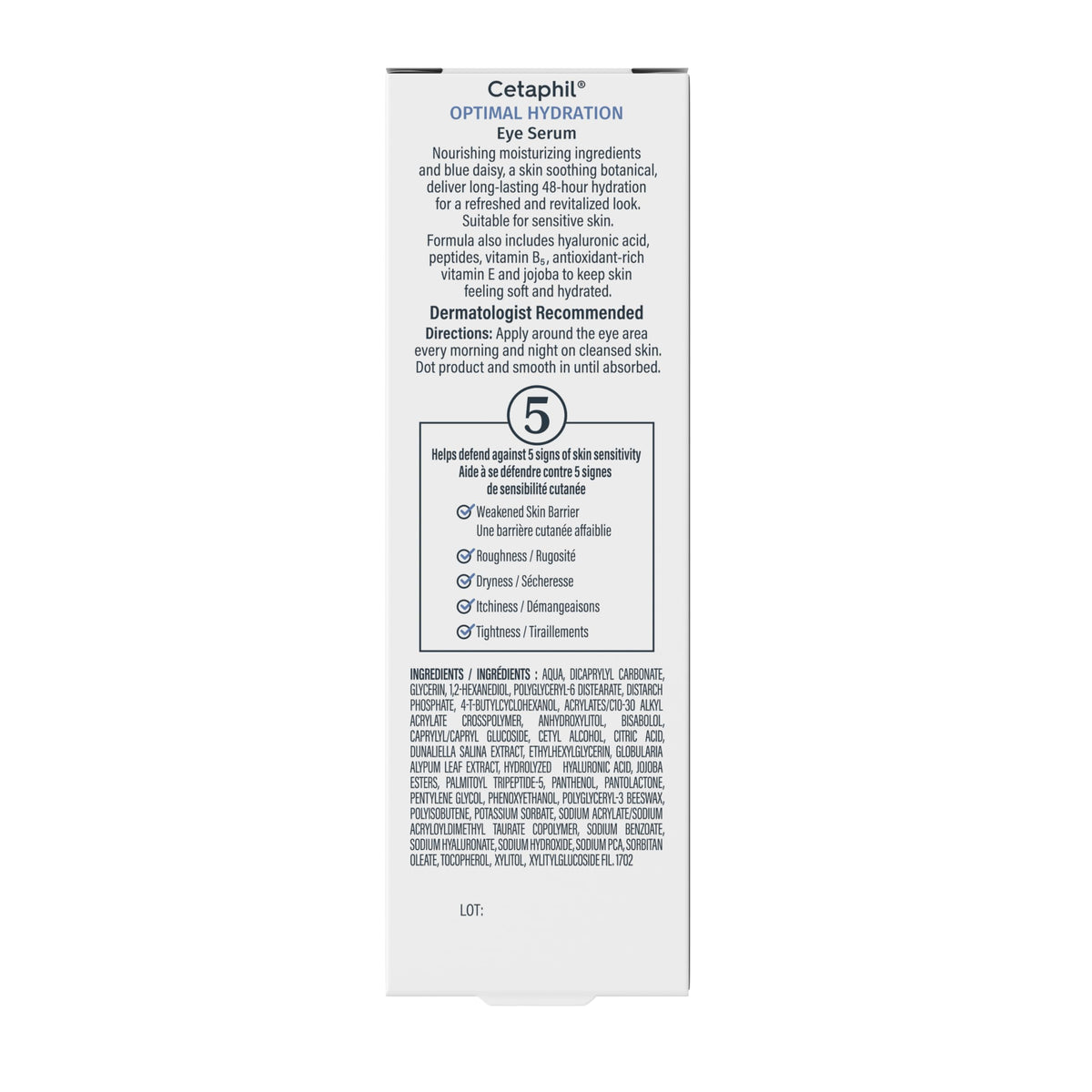 Cetaphil Optimal Hydration Eye Serum, 14g