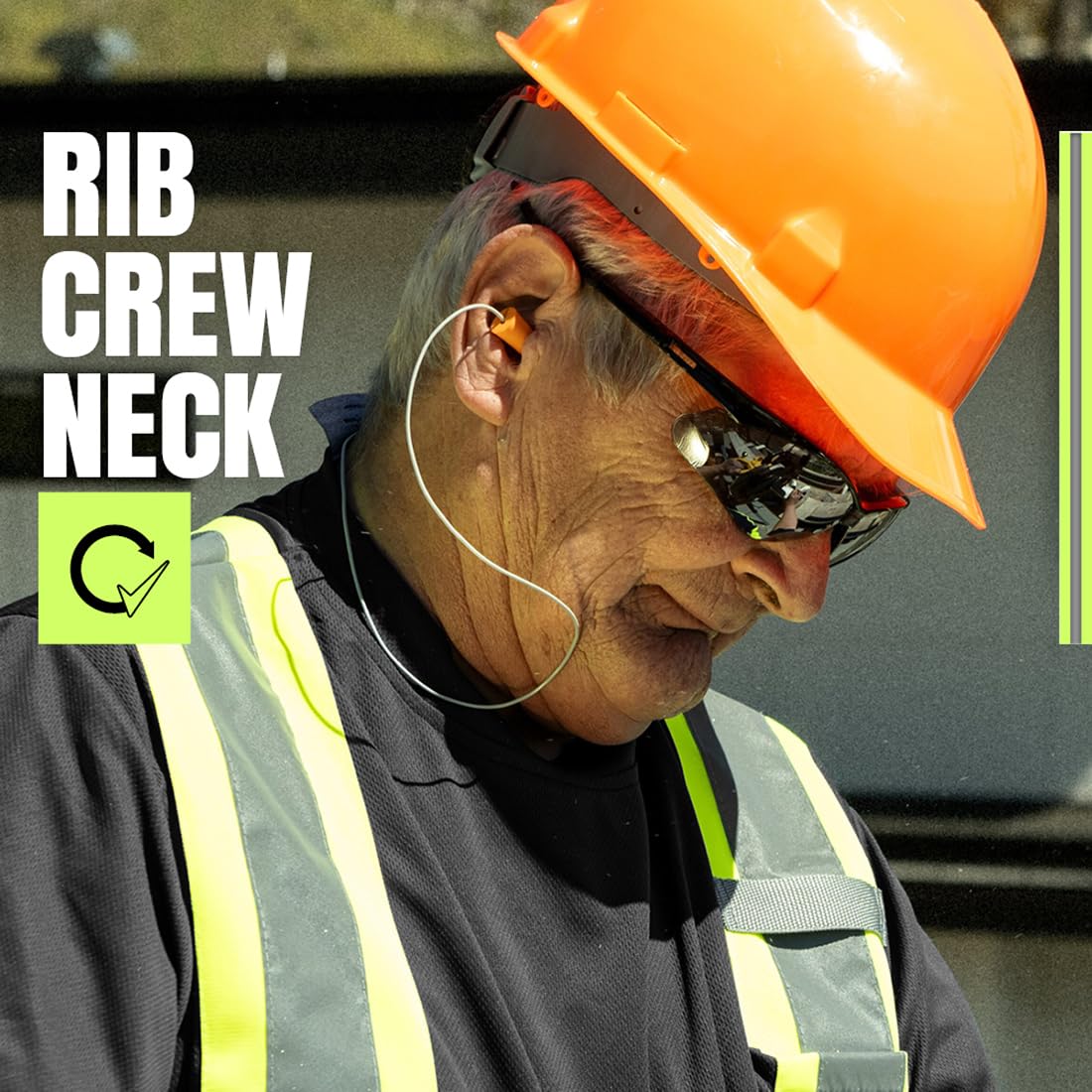 Pioneer High Vis Safety T-Shirt for Men, Class 1