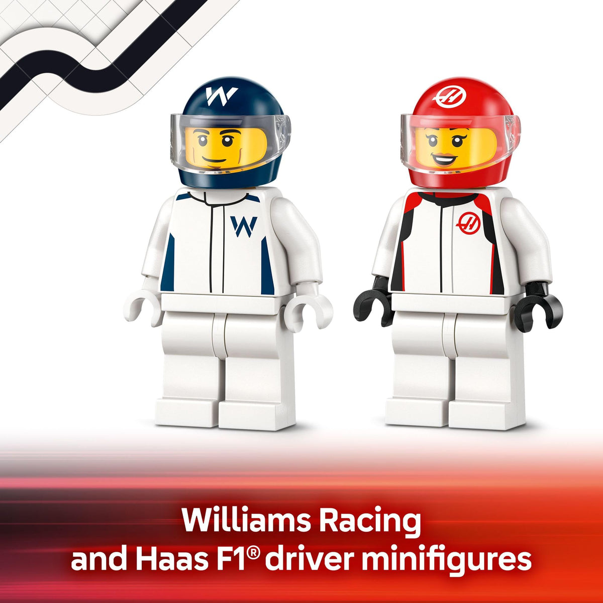 LEGO City F1 Williams Racing & Haas F1 Race Cars, 60464