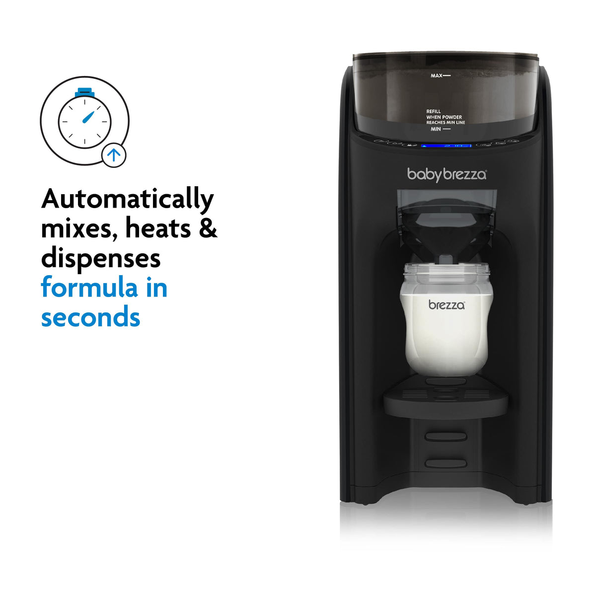 Baby Brezza Formula Pro Advanced Formula Dispenser Machine, Black