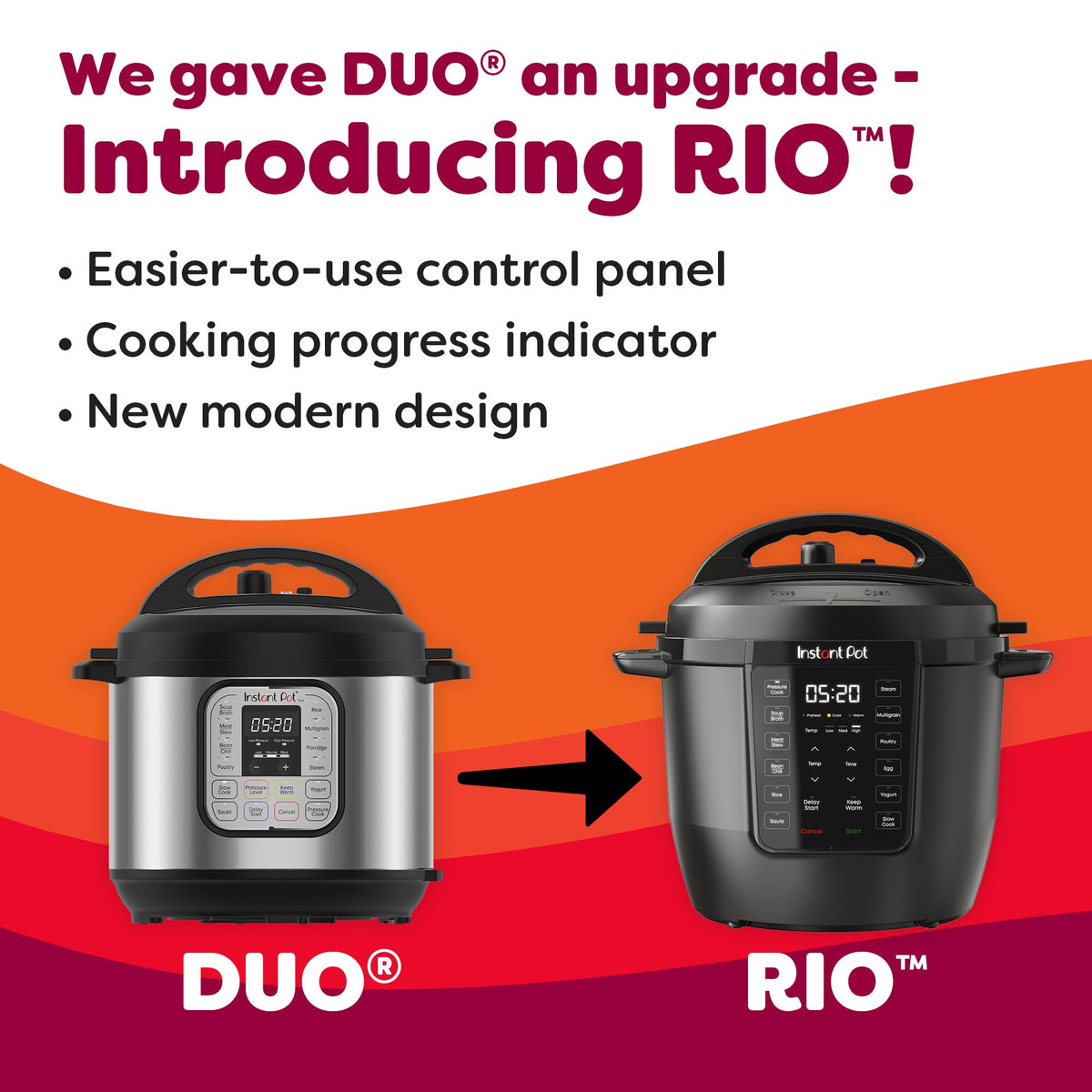 Instant Pot RIO 7-in-1 Electric Multi-Cooker, 6 Quart