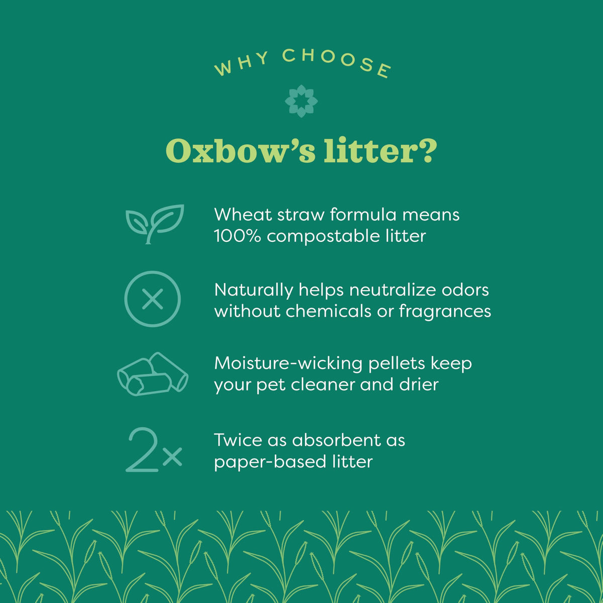 Oxbow Bene Terra Eco-Straw Bedding, 20-Pound