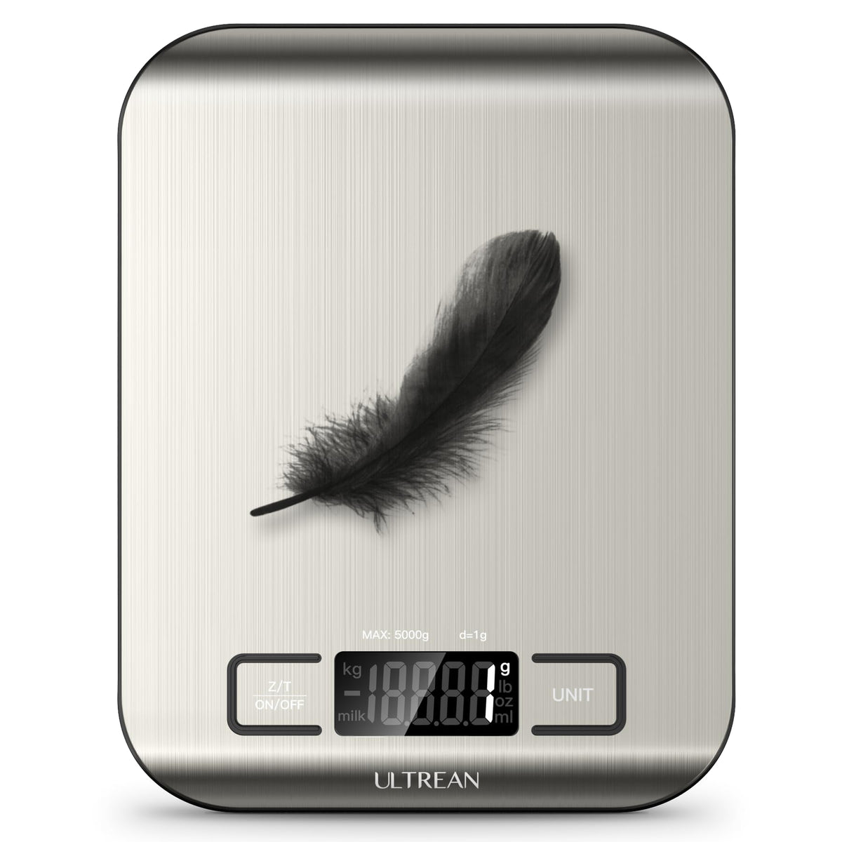 Ultrean Digital Kitchen Scale, 5 kg