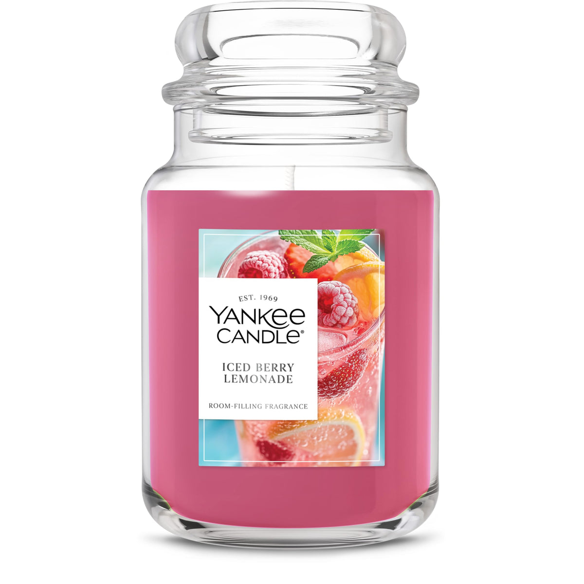 Yankee Candle Large Jar Scented Candle, Iced Berry Lemonade, 22oz