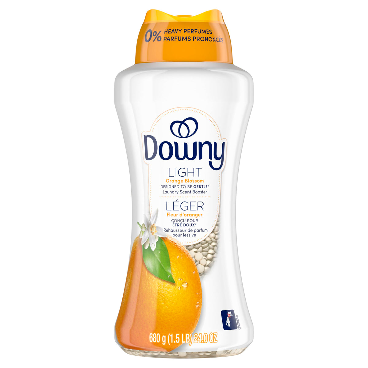 Downy Light Laundry Scent Booster Beads, Orange Blossom, 680 g