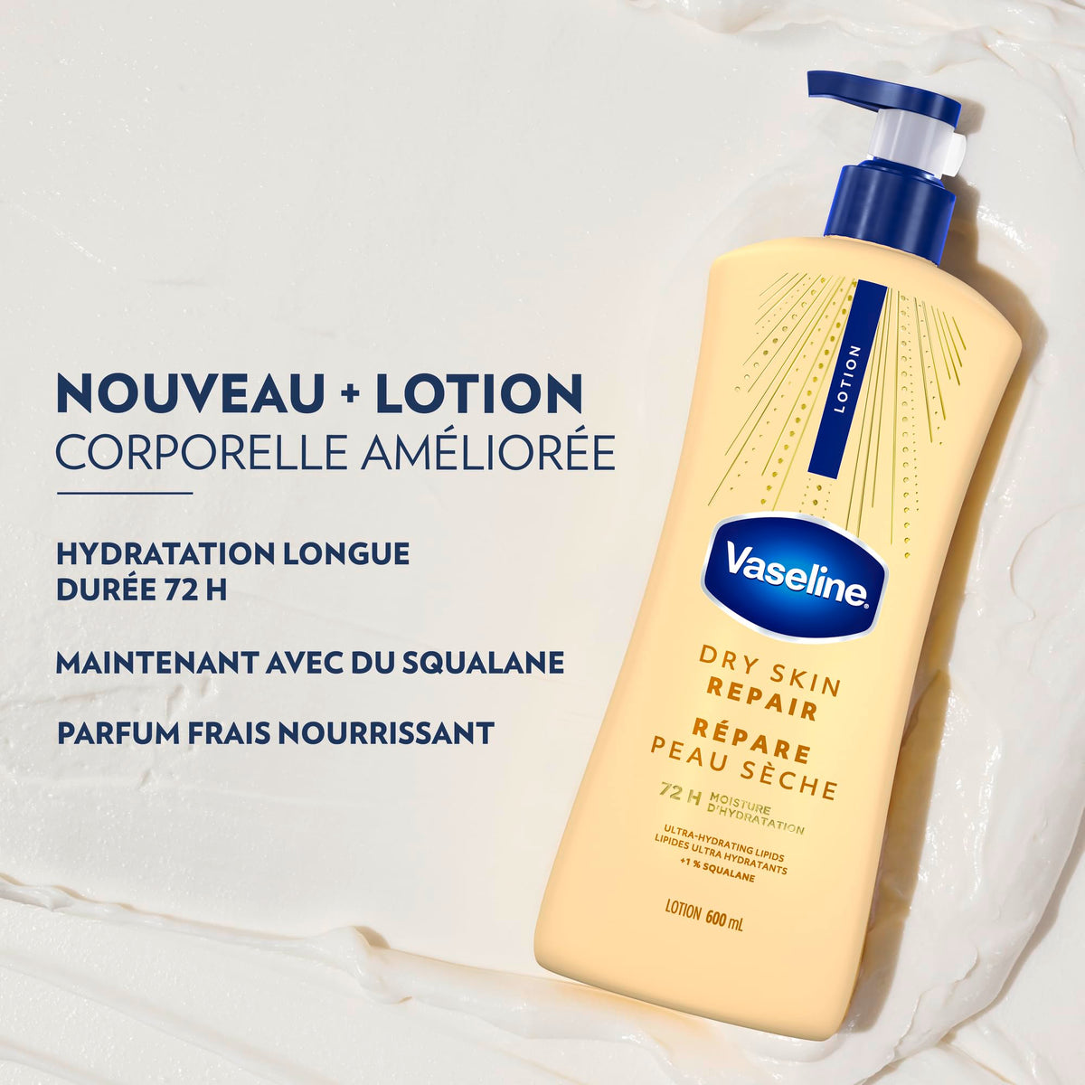 Vaseline Intensive Care Dry Skin Repair Lotion, 4 x 600 ml