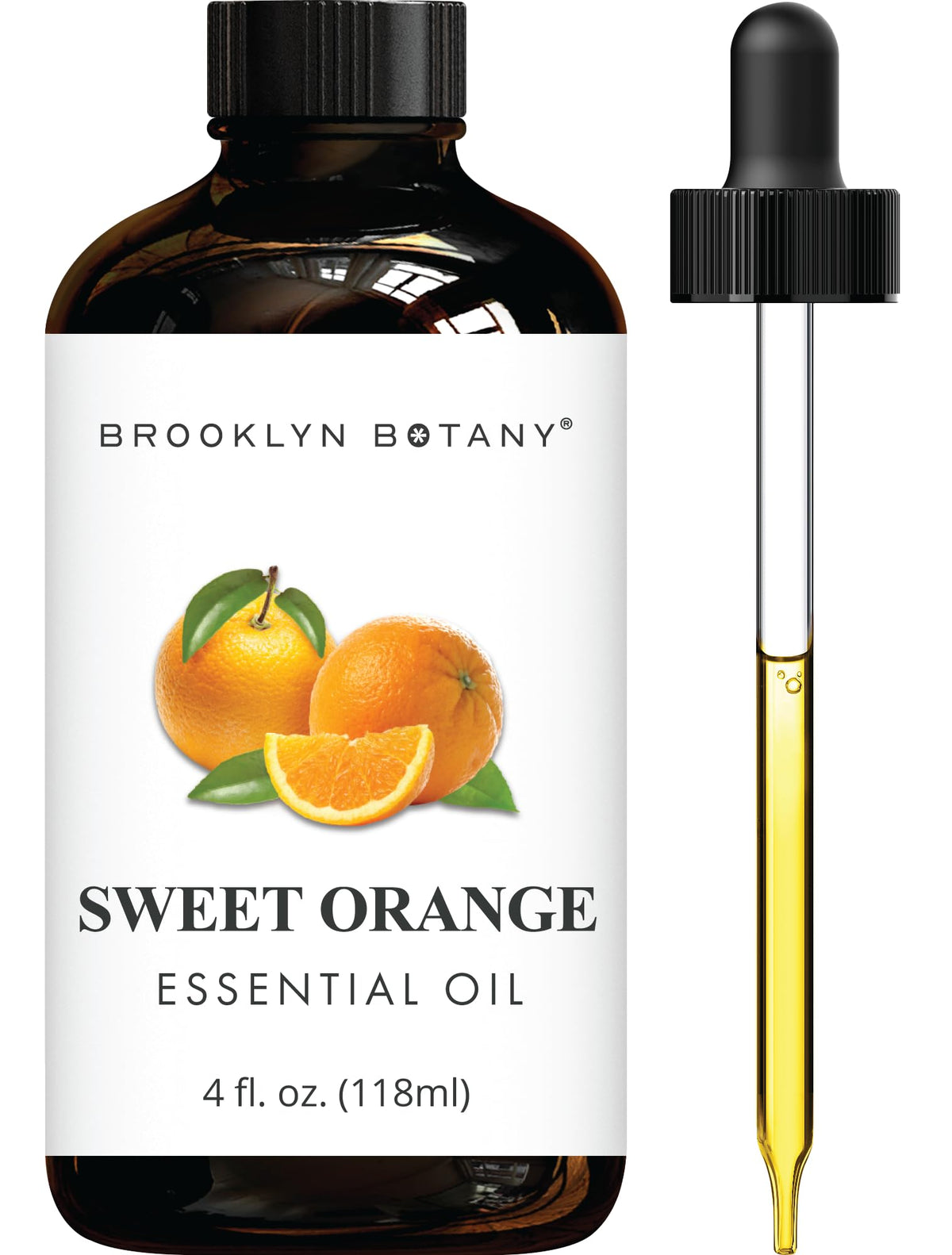 Brooklyn Botany Sweet Orange Essential Oil, 118 ml