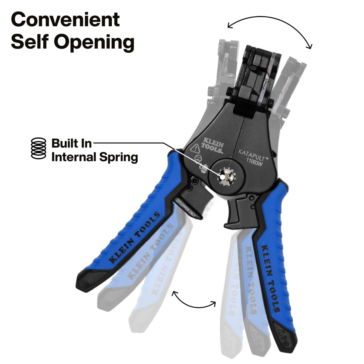 Klein Tools 11063W Wire Cutter/Stripper, 8-20 AWG Solid