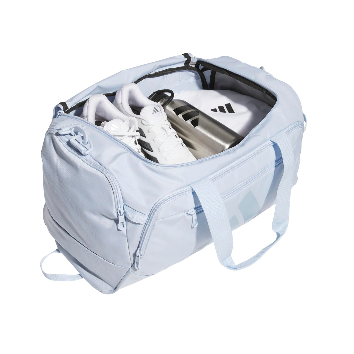 Adidas Unisex Defender 5 Small Duffel Bag, Crystal Sky/Wonder Blue