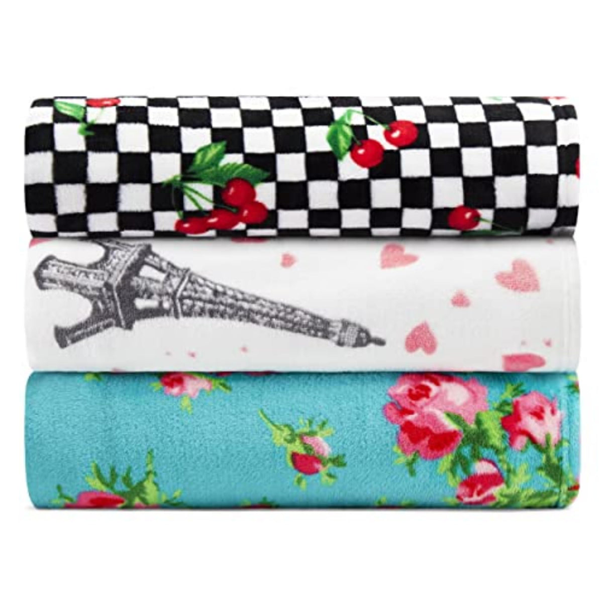 Betsey Johnson Throw Blanket, Retro Halloween Pink, 50x70 Inch