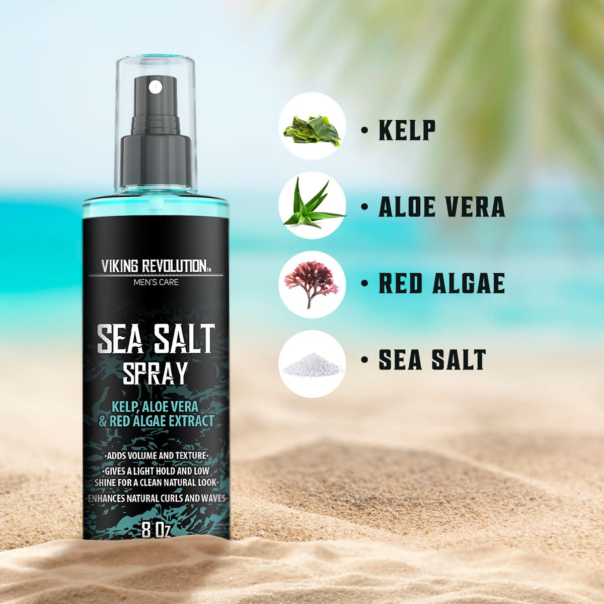 Viking Revolution Sea Salt Texturizing Spray, 240 ml