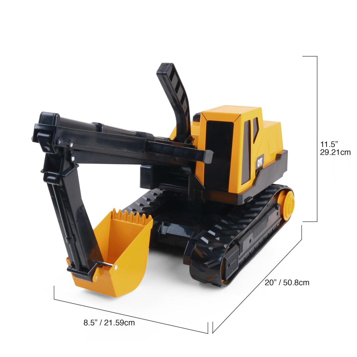 Cat Construction Toys Steel Excavator, 20"