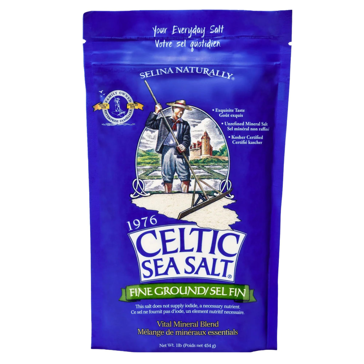 Celtic Sea Salt Fine Ground, 16 oz