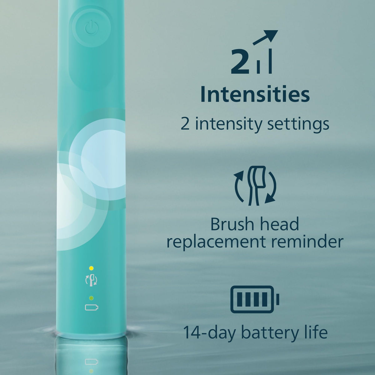 Philips Sonicare 4100 Electric Toothbrush HX3689/23, Blue