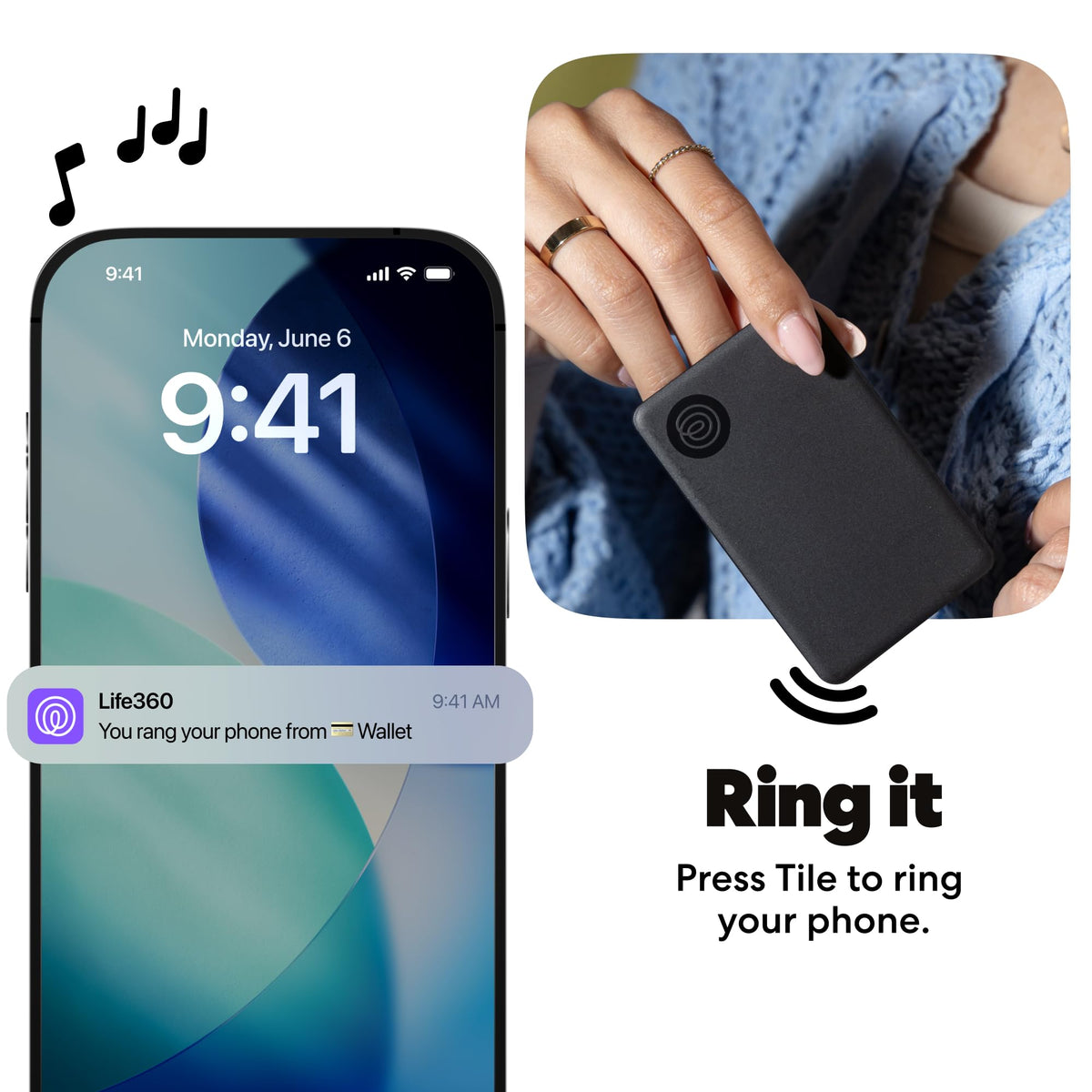 Life360 Tile Essentials Bluetooth Trackers, Mates/Slim/Sticker, 4 Pack