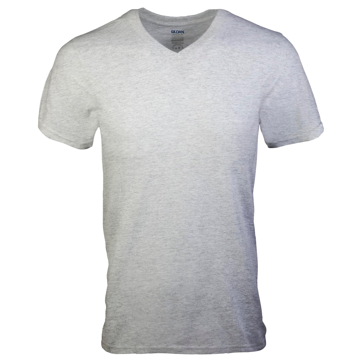 Gildan Men's V-Neck T-Shirts, Assorted, Large, 5 Pack